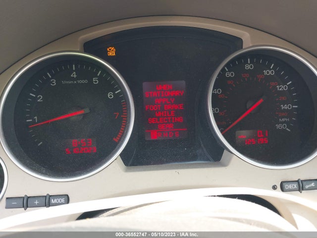 2004 AUDI A4 3.0L VIN: WAUDT48H44K009916