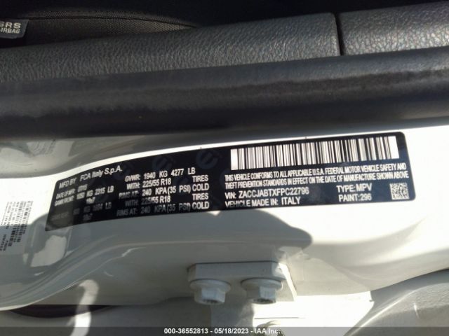 ZACCJABTXFPC22796 Jeep Renegade Latitude