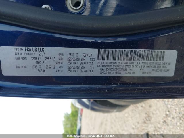 3C4PDDGG8HT608604 Dodge Journey Crossroad Plus