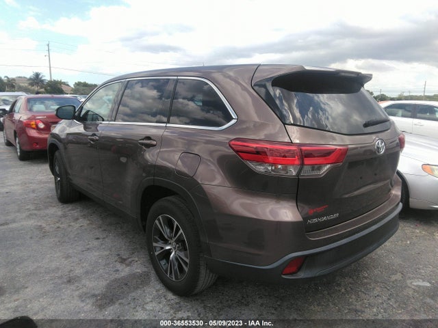 2019 TOYOTA HIGHLANDER LE VIN: 5TDZARFH8KS044754