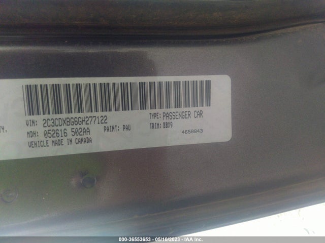 Dodge Charger Se 2016 2C3CDXBG6GH277122 Image 9