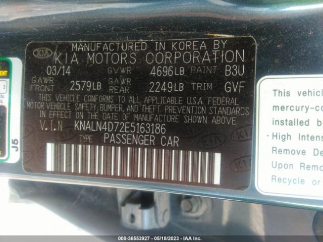 KNALN4D72E5163186 KIA Cadenza Premium