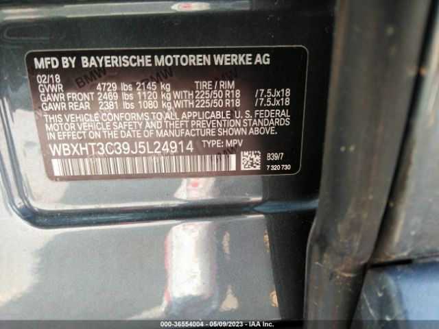 WBXHT3C39J5L24914 BMW X1 Xdrive28i