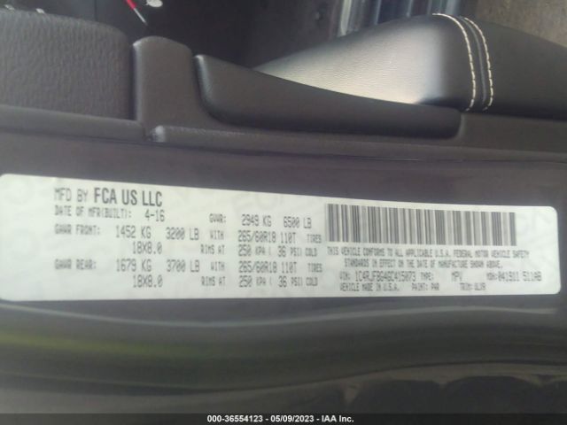 1C4RJFBG4GC415073 Jeep Grand Cherokee Limited