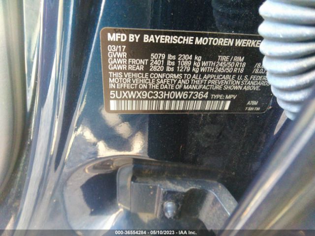 5UXWX9C33H0W67364 BMW X3 Xdrive28i