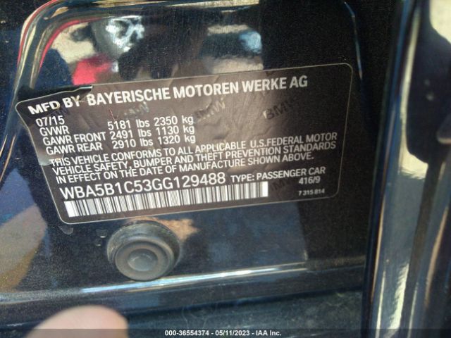 WBA5B1C53GG129488 BMW 5 Series 535i