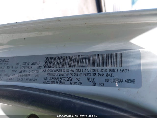 RAM 2500 Tradesman  4x2 8' Box 2019 3C6UR4HL5KG712880 Image 9