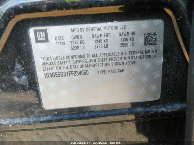 1G4GE5G31FF234050 Buick Lacrosse Premium I