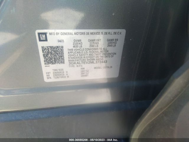 3GKALTEV2ML373443 GMC Terrain Sle