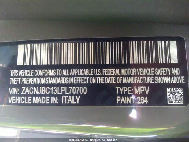 ZACNJBC13LPL70700 Jeep Renegade Trailhawk