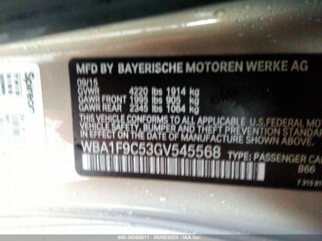 WBA1F9C53GV545568 BMW 2 Series 228i