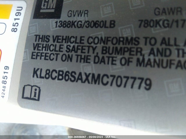 Chevrolet SPARK LS 2021 KL8CB6SAXMC707779 Image 11