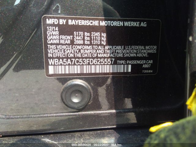WBA5A7C53FD625557 BMW 5 Series 528i Xdrive