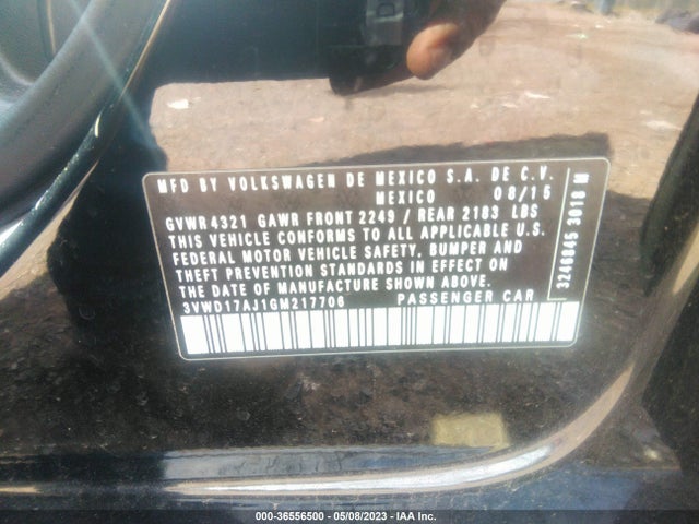 3VWD17AJ1GM217706 Volkswagen Jetta Sedan 1.8t Sport