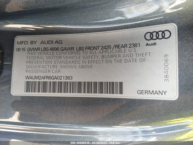 Audi A5 Premium Plus 2016 WAUM2AFR6GA021363 Image 11