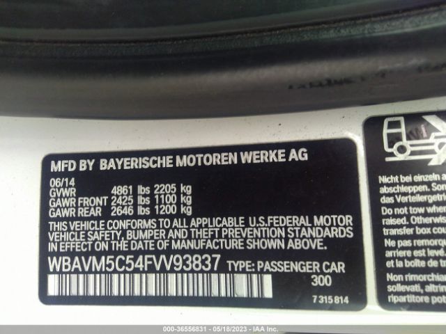 WBAVM5C54FVV93837 BMW X1 Xdrive35i