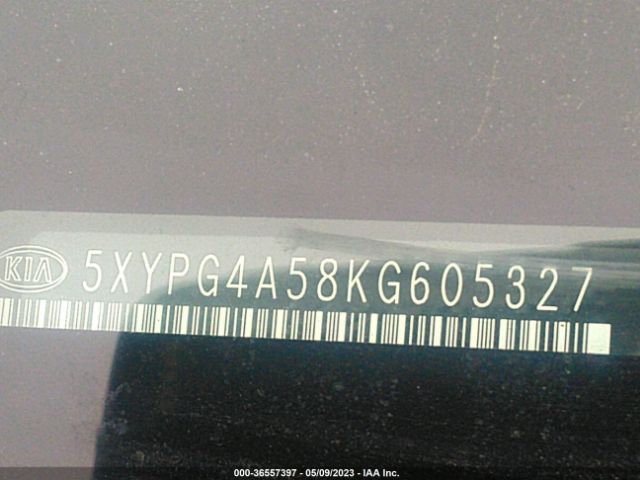 5XYPG4A58KG605327 KIA Sorento S V6