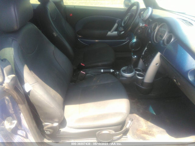 2005 MINI COOPER CONVERTIBLE VIN: WMWRF33435TG10163