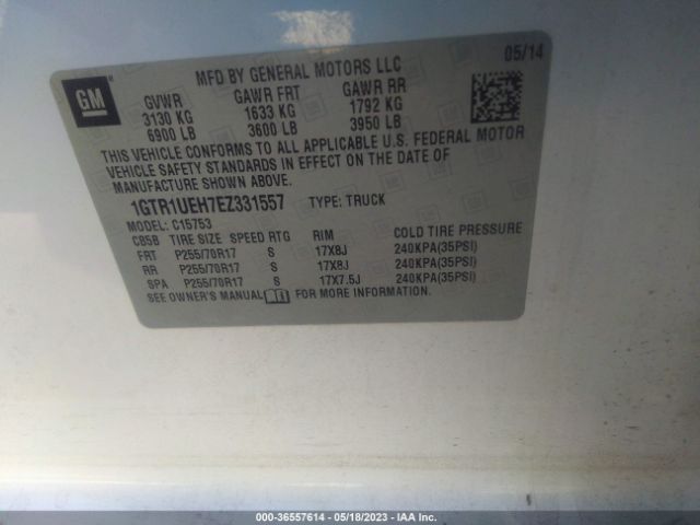 1GTR1UEH7EZ331557 GMC Sierra 1500 Sle