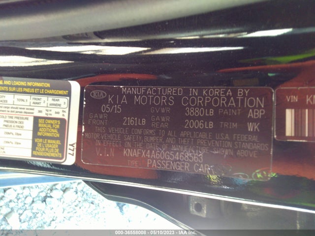 KIA FORTE LX 2016 KNAFX4A60G5468563 Image 9