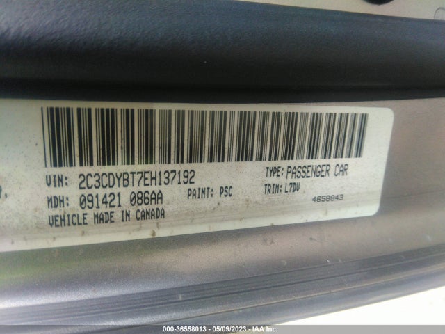 Dodge Challenger R/t 2014 2C3CDYBT7EH137192 Image 9