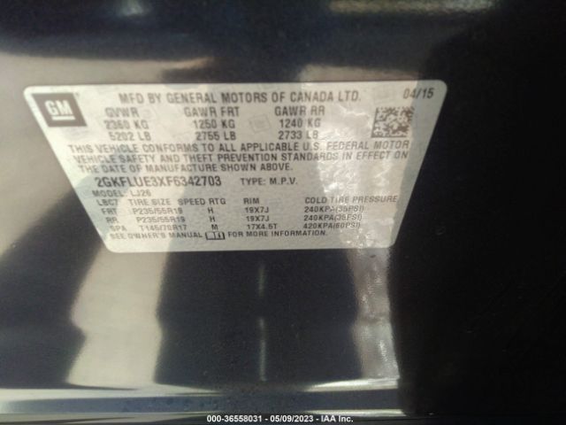 2GKFLUE3XF6342703 GMC Terrain Denali