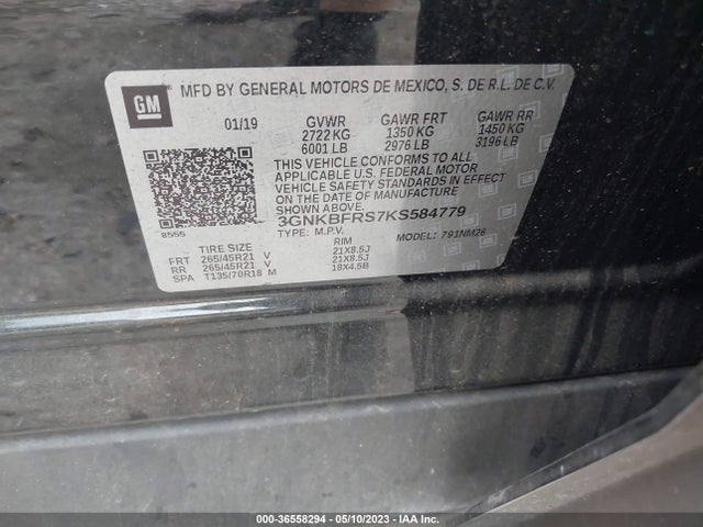 Chevrolet Blazer Premier 2019 3GNKBFRS7KS584779 Image 10