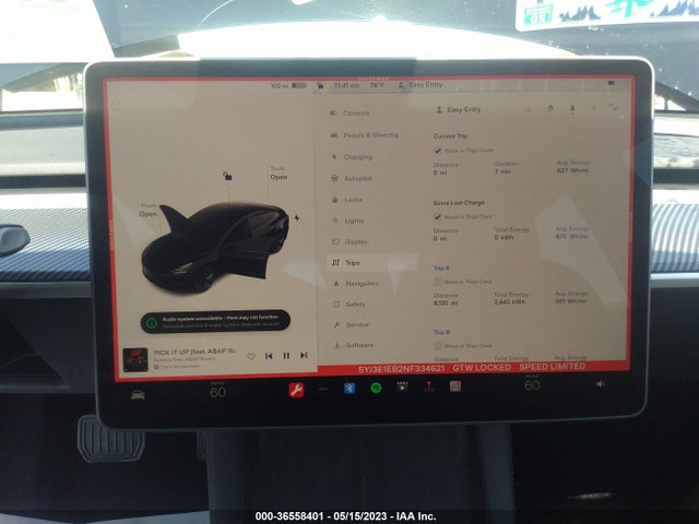 Tesla Model 3 Long Range 2022 5YJ3E1EB2NF334621 Image 7