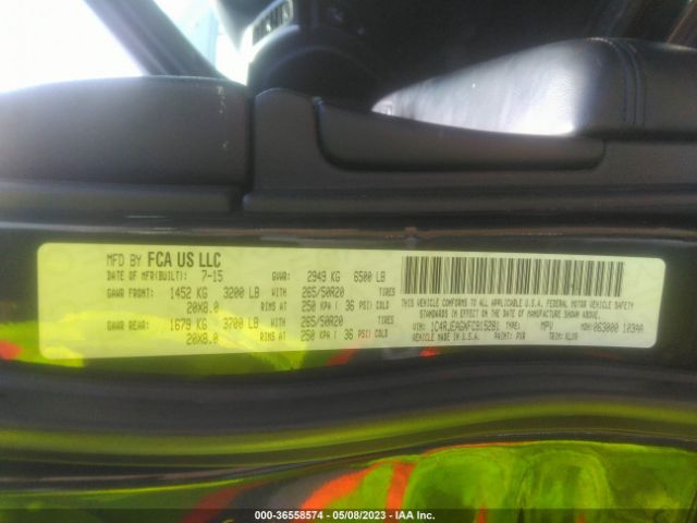 1C4RJEAGXFC915281 Jeep Grand Cherokee Altitude