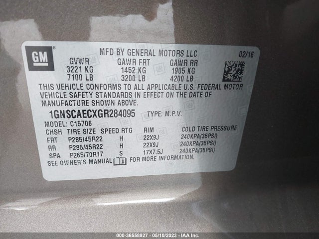 Chevrolet Tahoe Ls 2016 1GNSCAECXGR284095 Image 10