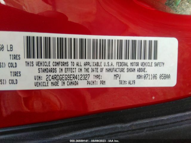 2C4RDGEG9ER412327 Dodge Grand Caravan R/t