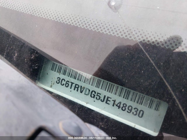 RAM Promaster Cargo Van 2018 3C6TRVDG5JE148930 Image 10
