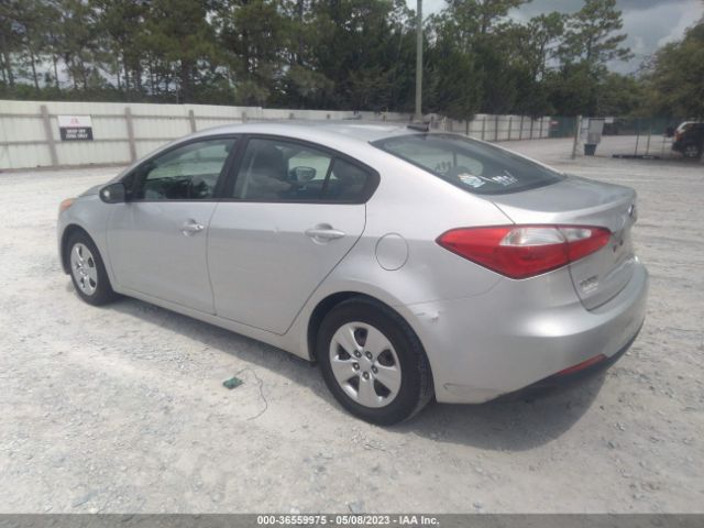 KNAFK4A67F5316468 KIA FORTE LX