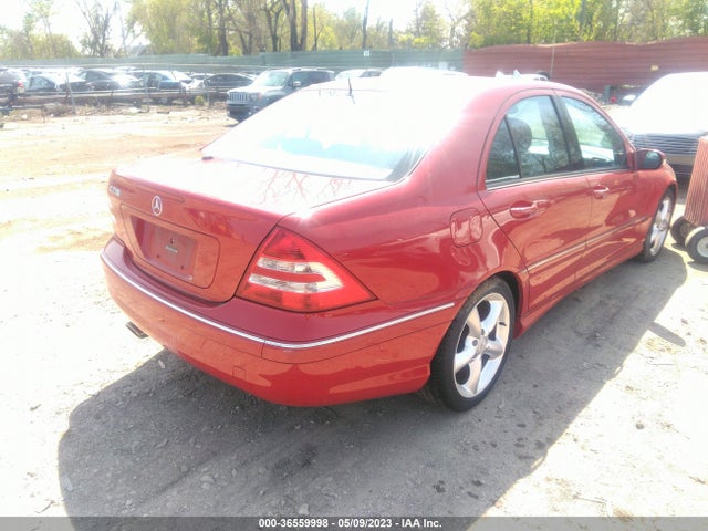 2006 MERCEDES-BENZ C-CLASS SPORT VIN: WDBRF52H06A843154