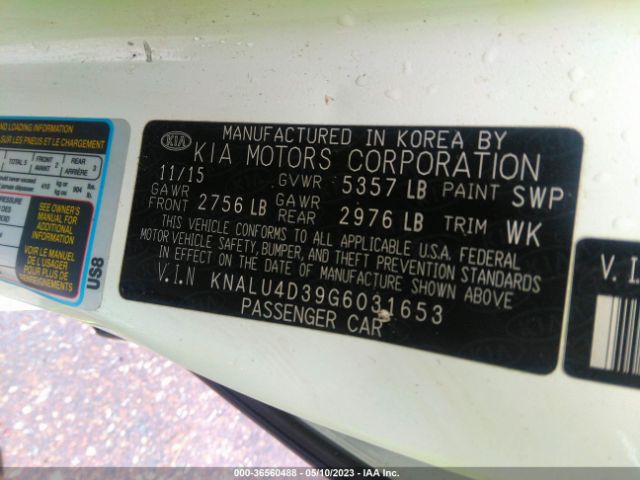 KNALU4D39G6031653 KIA K900 Luxury