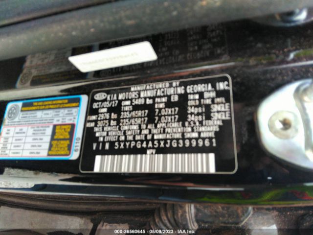 5XYPG4A5XJG399961 KIA Sorento Lx V6