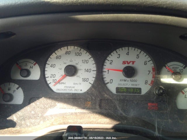 2003 FORD MUSTANG SVT COBRA VIN: 1FAFP48YX3F301969