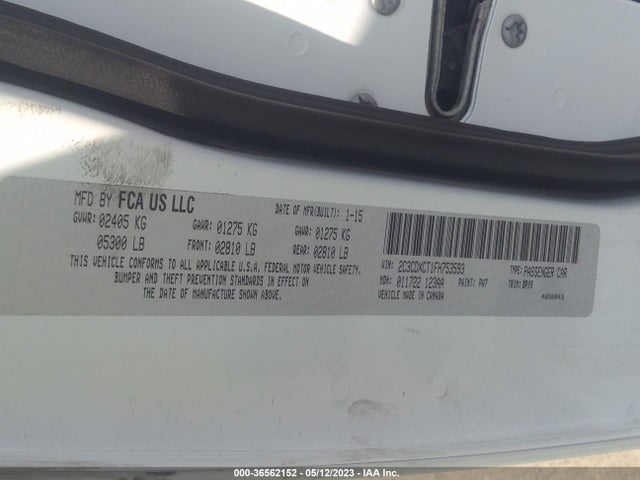 Dodge Charger Rt 2015 2C3CDXCT1FH753593 Image 9