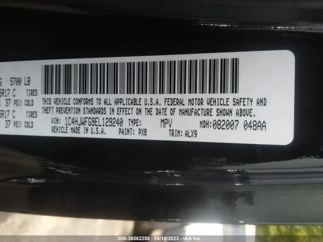 1C4HJWFG9EL129240 Jeep Wrangler Unlimited Rubicon