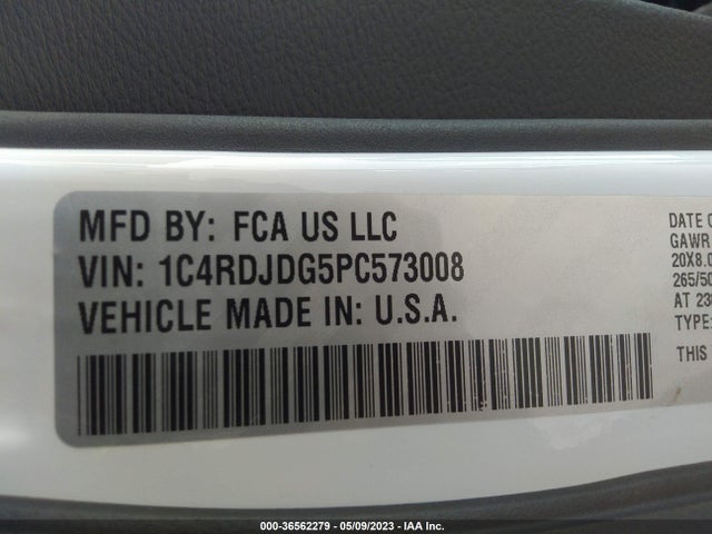 Dodge Durango Gt Plus 2023 1C4RDJDG5PC573008 Image 9