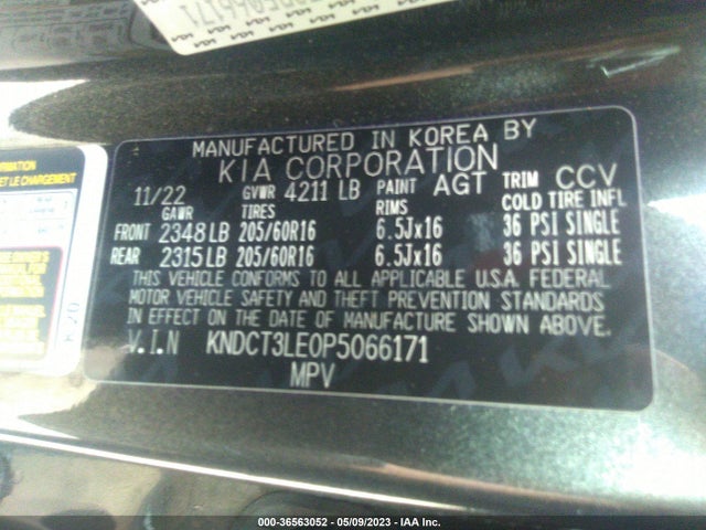 2023 Kia Niro, VIN: KNDCT3LE0P5066171