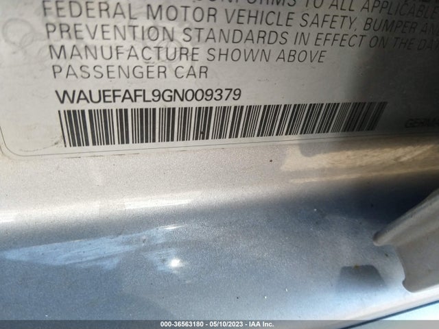 WAUEFAFL9GN009379 Audi A4 Premium Plus