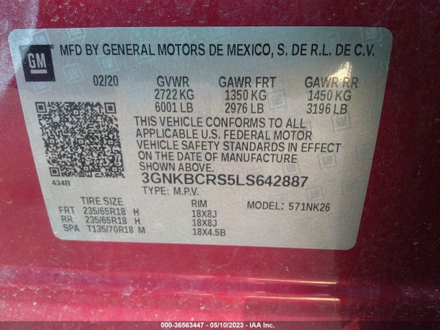 Chevrolet Blazer Lt 2020 3GNKBCRS5LS642887 Image 9