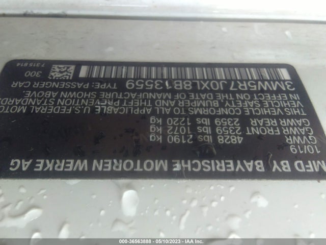 3MW5R7J0XL8B13559 BMW 3 Series 330i Xdrive