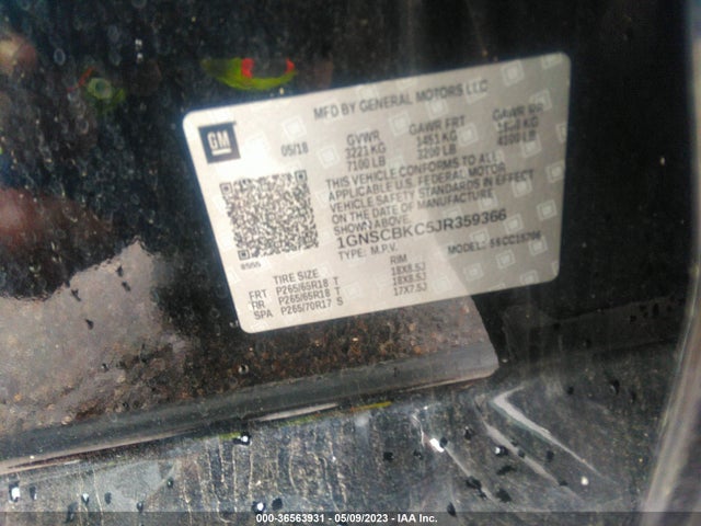Chevrolet Tahoe Lt 2018 1GNSCBKC5JR359366 Image 10