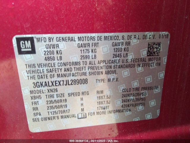 3GKALXEX7JL289008 GMC Terrain Denali