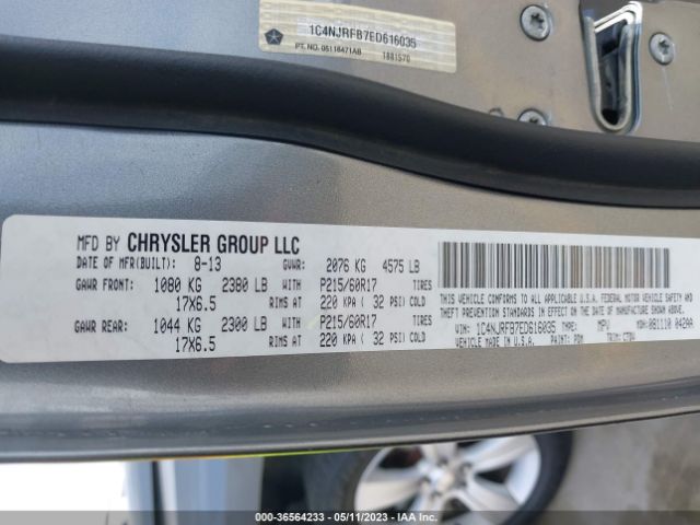1C4NJRFB7ED616035 Jeep Patriot Latitude
