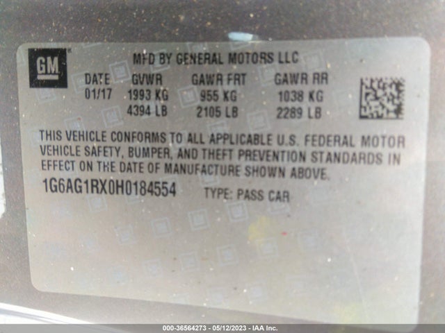 Cadillac Ats Coupe Awd 2017 1G6AG1RX0H0184554 Image 9
