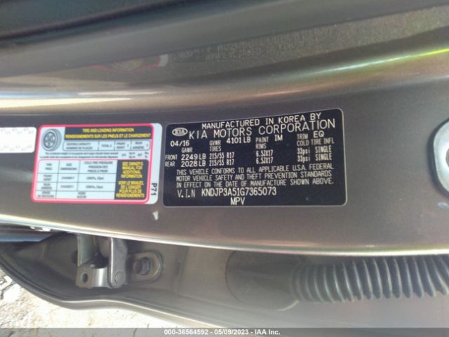 KNDJP3A51G7365073 KIA SOUL +