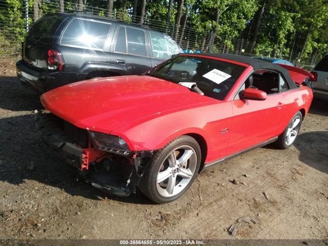 2012 FORD MUSTANG GT VIN: 1ZVBP8FF8C5280981